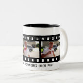 "それはアイスクリームコーンの代りにコップにあります! " ツートーンマグカップ (正面右)