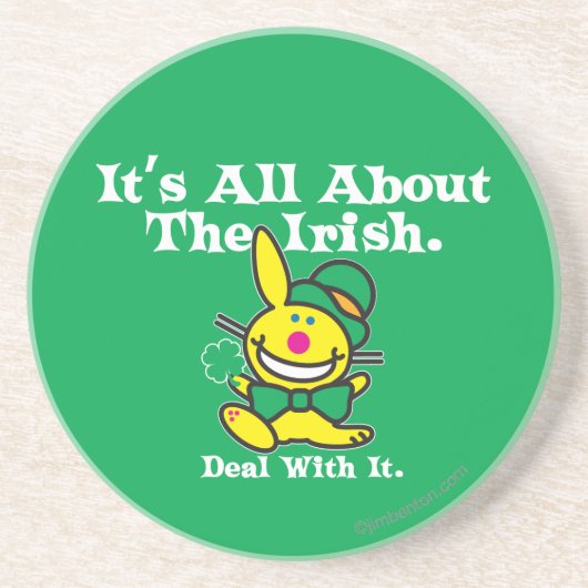 それはアイルランド語について完全にあります(緑) コースター (正面)