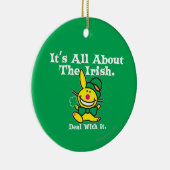 それはアイルランド語について完全にあります(緑) セラミックオーナメント (右)