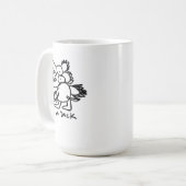 それはアヒルです コーヒーマグカップ (正面左)