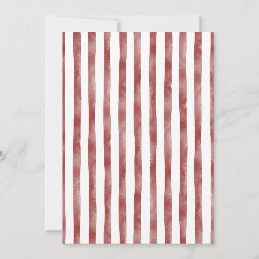 それはアマーピザディナーブライダルシャワー手描き 招待状 (裏面)