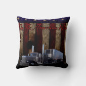 それはアメリカの方法装飾用クッションです クッション (裏面)