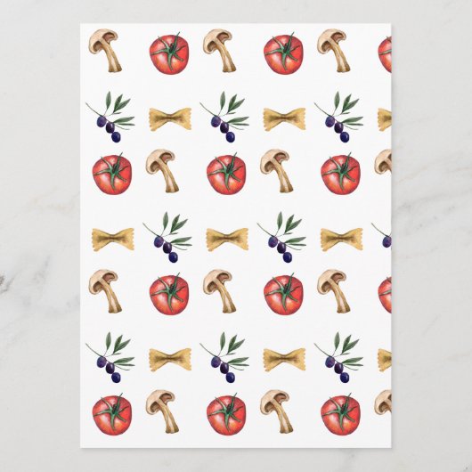 それはアモーレメニューカードパスタピザ メニュー (裏面)