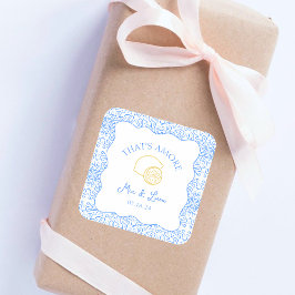 それはアモーレモンブルータイルアマルフィ結婚イタリア スクエアシール