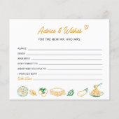 それはアモーレ素朴イタリアンアドバイスとウィッシュのカードだ (正面)