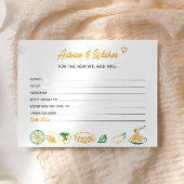 それはアモーレ素朴イタリアンアドバイスとウィッシュのカードだ