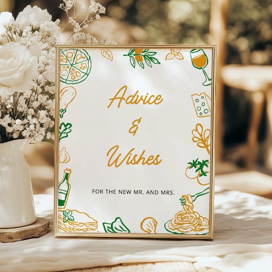 それはアモーレ素朴イタリアンアドバイスと願い ポスター