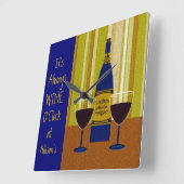 それはアリソンにワインの時常にです スクエア壁時計 (傾斜)