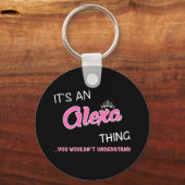 それはアレクサも君には分からないこと キーホルダー (正面)