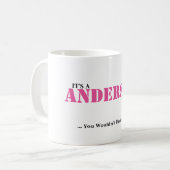 それはアンダーソンの事です! 理解しません コーヒーマグカップ (正面左)