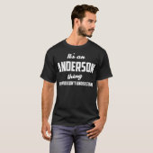 それはアンダーソンの事です-理解しません Tシャツ (正面フル)