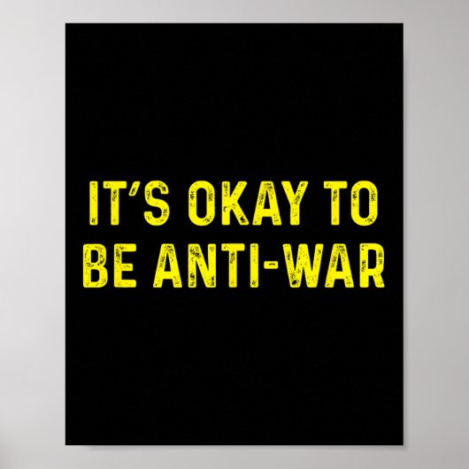 それはアンチ戦争アナキスト平和主義者Ancap LになるOk ポスター (正面)