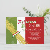 それはイタリアンなリハーサルの夕食のパーティの招待状です 招待状 (スタンド正面)
