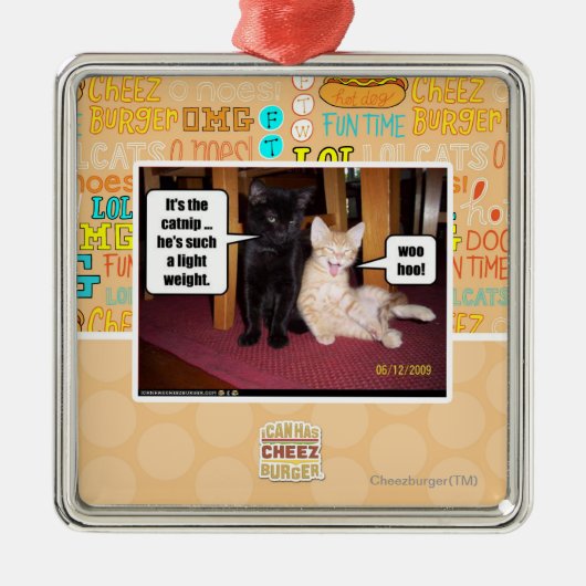 それはイヌハッカです メタルオーナメント (正面)