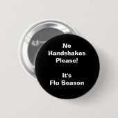 それはインフルエンザ季節です 缶バッジ (正面&裏面)
