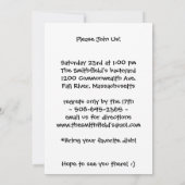 それはイースターエッグの狩りおよび招待されましたの招待です 招待状 (裏面)