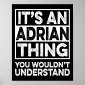 それはエイドリアンに関することだから、あなたには理解できないでしょう 冗談 ポスター (正面)