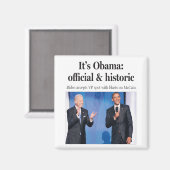 それはオバマだ：公式および歴史的な磁石 マグネット (正面/裏面)
