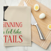 それはカクテルタオルのようにたくさん見え始めています キッチンタオル (四つ折り)