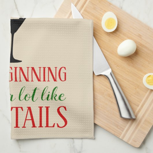 それはカクテルタオルのようにたくさん見え始めています キッチンタオル (四つ折り)