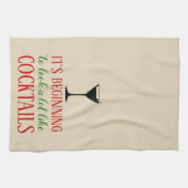 それはカクテルタオルのようにたくさん見え始めています キッチンタオル (横)