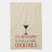 それはカクテルタオルのようにたくさん見え始めています キッチンタオル (縦)