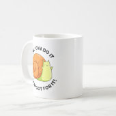 それはカタツムリのパンのためのエスカルゴおもしろいを行うことができる コーヒーマグカップ (正面左)