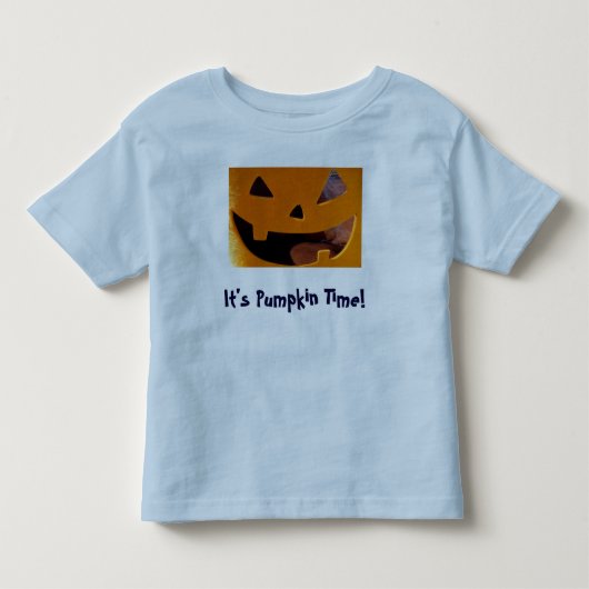 それはカボチャ時間です! トドラーTシャツ (正面)