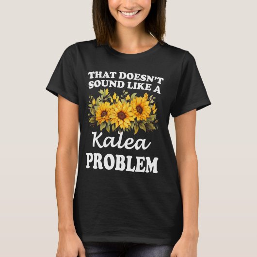 それはカラア問題のヒマワリのように聞こえない Tシャツ (正面)