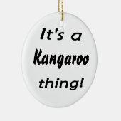 それはカンガルーの事です! セラミックオーナメント (右)
