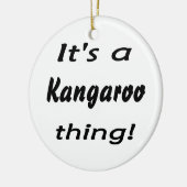 それはカンガルーの事です! セラミックオーナメント (左)