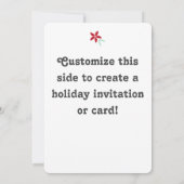 それはカード最もすばらしい時期です 招待状 (裏面)