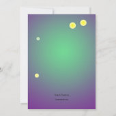 それはカーニバルの時間招待状です 招待状 (裏面)