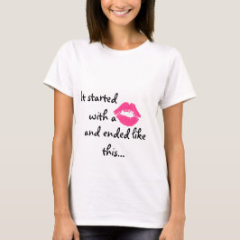 それはキスから始まりました Tシャツ