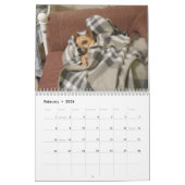 それはキーの事のチワワのカレンダーです カレンダー (2月 2026)