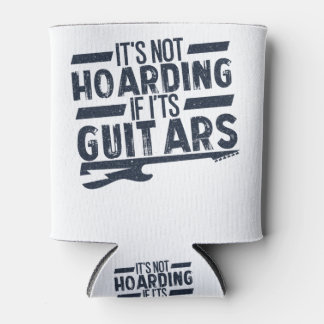 それはギターのもしミュージシャンを隠していない 缶クーラー