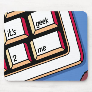 それはギーク2私mousepadです マウスパッド