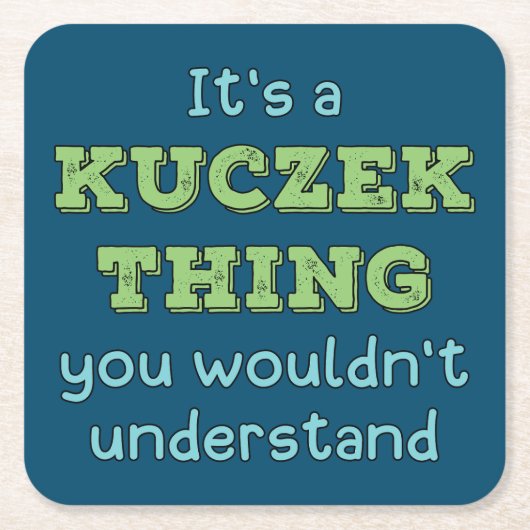 それはクセックの事だ スクエアペーパーコースター (正面)