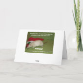 それはクリスマスです! カード (裏面)