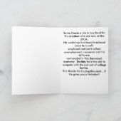 それはクリスマスです シーズンカード (内部)