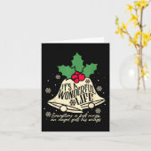 それはクリスマスの鐘が鳴るたびに素晴らしい人生だ カード (黄色い花)