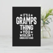 それはグランプの事だ |祖父ギフト サンキューカード (スタンド正面)