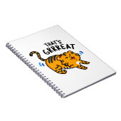 それはグレートユーモアタイガーのグロールパンプーン ノートブック (右側)