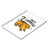 それはグレートユーモアタイガーのグロールパンプーン ノートブック (左側)