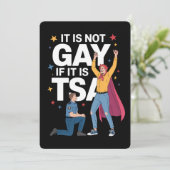 それはゲイではないもしTSAセキュリティ航空おもしろい会社である 招待状 (スタンド正面)