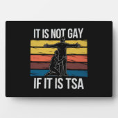 それはゲイではないもしTSAセキュリティLGBTQプライド フォトプラーク (正面)