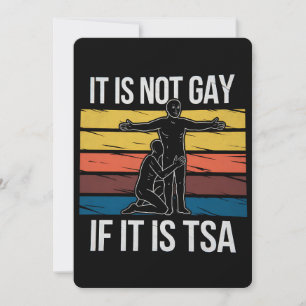 それはゲイではないもしTSAセキュリティLGBTQプライド 招待状
