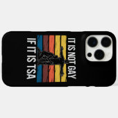 それはゲイではないもしTSAセキュリティLGBTQプライド Case-Mate iPhoneケース (裏面 (横))