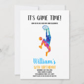 それはゲームタイムバスケットボールの招待状 招待状 (正面)