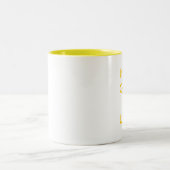 それはコーヒー、それです尿ではないです! ツートーンマグカップ (中央)